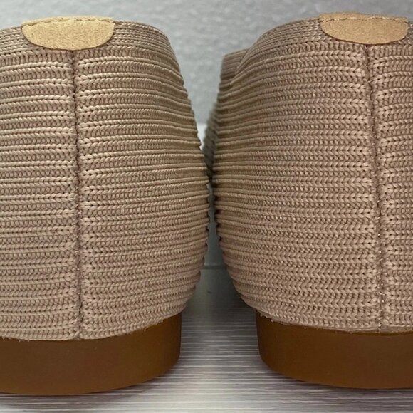 Vivaia Women’s Margot 2.0 Knit Flats – Tan, Size 7 - Picture 5 of 6